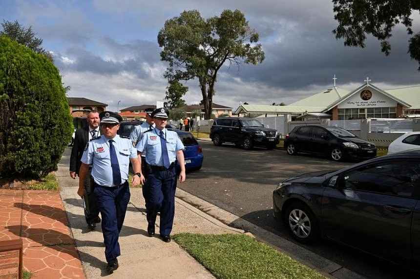 Teenager, 16, charged with terrorism over Sydney bishop stabbing