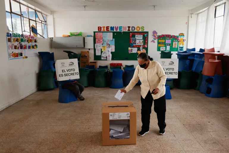 Ecuadoreans vote on anticrime measures in referendum amid soaring violence